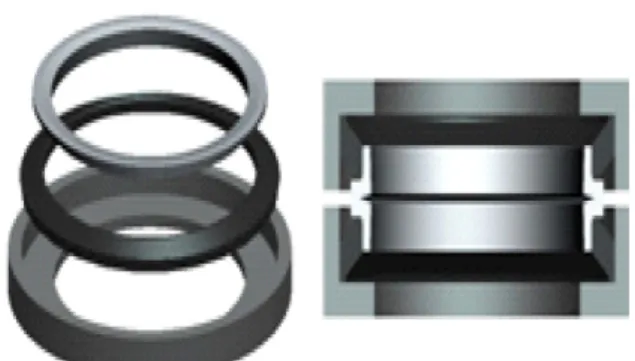Figure 1.   Cross-section of face seal.