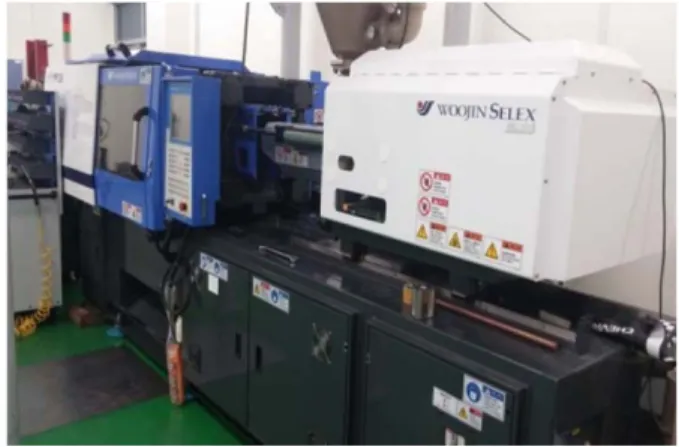 Figure 8. Mold for injection molding. (a) Model-1, (b) Model-2