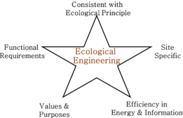 Fig. 2. The five principles of ecological engineering.