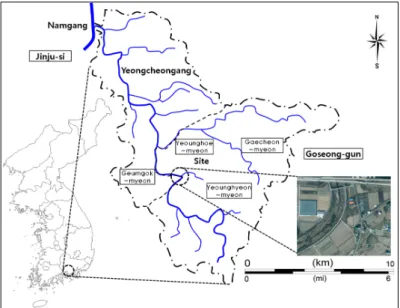 Fig. 1. Map showing the study area.