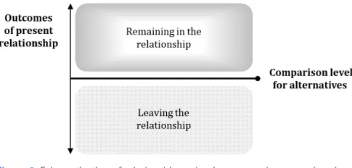 Figure 2.   Schematization of relationship evaluating process by comparison level  for alternatives