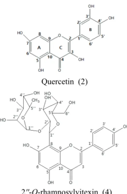 Fig. 1. Chemical structures of isolated compounds.