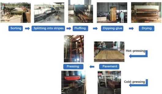Fig. 2. Manufacturing of BFBCs with two pressing methods.