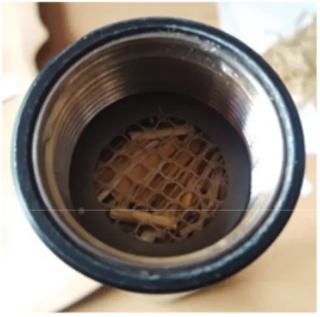 Fig. 1. Rice straw filling.