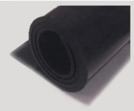 Figure 4. Carbon black-reinforced vibration damping rubber. 