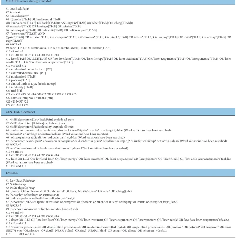 Table 1. English Database Search Strategy.