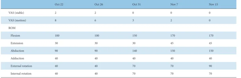 Table 4. Progress in the Treatment of Case 2.