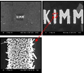 Figure 16. Measured current on the patterned “K” using I‐AFM.