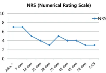 Fig. 5. Changes in the NRS Score for Pain.