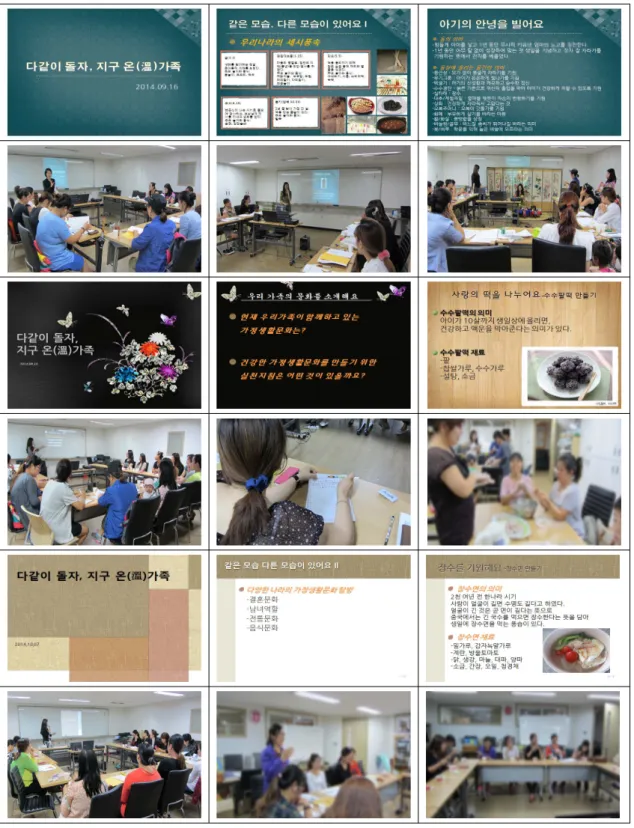 Figure 2. 프로그램 강의 자료 및 강의 실제