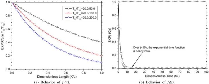 Figure  3  (b)  shows  the  behavior  of  the  temporally  varying  exponential  function