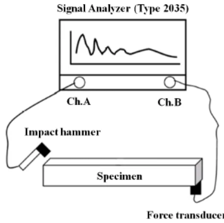 Fig. 1. Schematic diagram of impact hammer vibration mode.