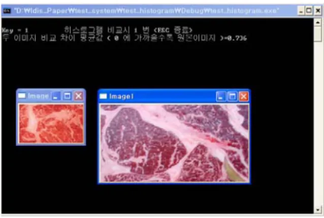 그림  7.  H1,  H2의  색상분포 Fig.  7.  Color  Distribution(H1,H2)