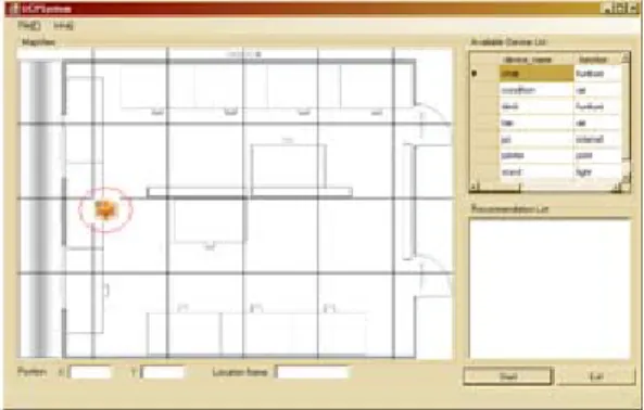 Fig  2.  User  Interface  of  Robot  Positioning  Indicating  Systems