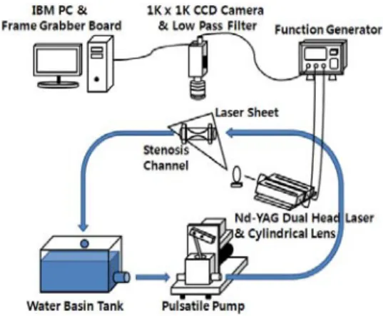 Figure 1: Schematics of the PIV measurement sys- sys-tem