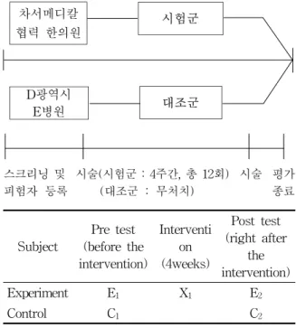 Fig.  1.  The  conceptual  framework  of  this  study차서메디칼 시험군