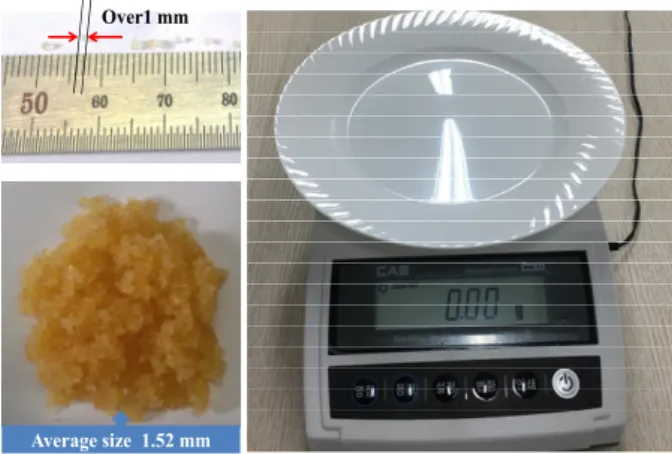 Fig. 11. The results of the juvenile fish collection using the  multi-stage hydrocyclone dust collector