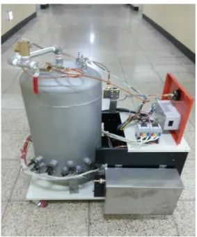 Fig. 3. Schematic diagram of the steam boiler with high  compression waste heat recovery system.