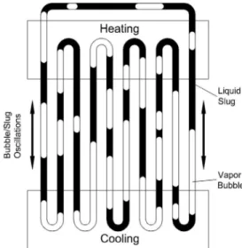 Figure 1: Schematic of a loop type PHP