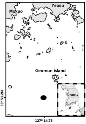 Fig. 1. Location of sampling area (●).