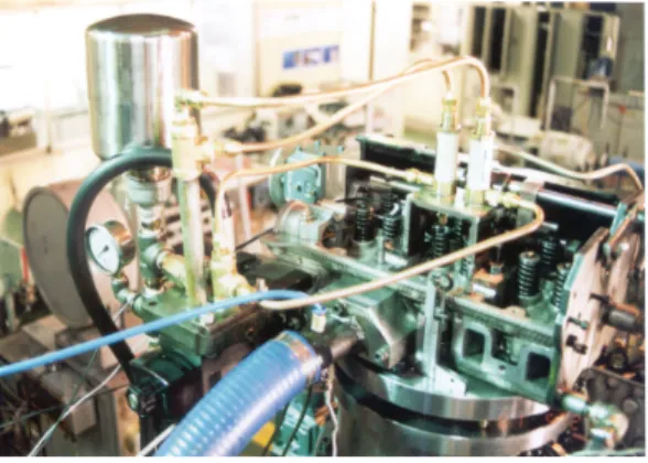 Figure 7: Photograph in the engine head element  for control of intake valve closing time 