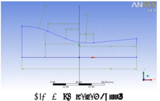 Table  1.  Geometrical  data Fig.  1.  de  Laval  nozzle