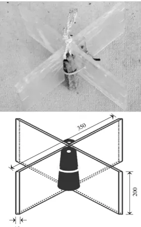 Fig. 7. Resistance board for continuous typed largehead hairtail hand line(unit : mm).