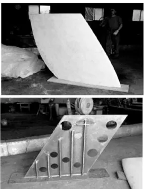 Fig. 10. Assembly of bearing and stuffing box &amp; rudder production.