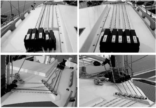 Fig. 11. Profile of rudder installation.