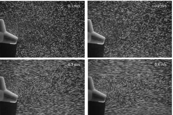 Fig. 4. Flow visualization of case-A using high resolution camera.