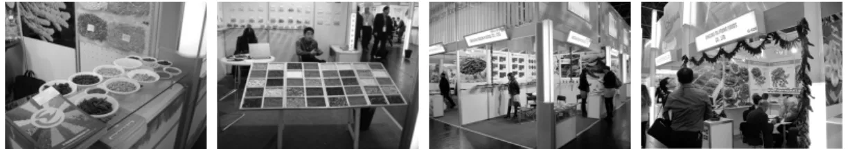 Fig. 2.  2011  ANUGA  중국  고추  원료  전시관안내책자를 준비한 업체도 많이 있었다. Qingdao 