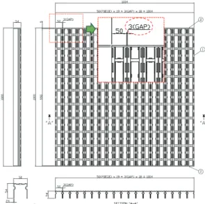 Fig.  1  Non-slip  grating Fig.  2  Analysis  model(2D)  of  grating