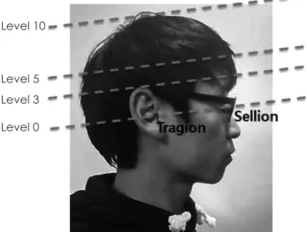 Fig. 4. Head Top, Side, Front, Rear. Fig. 6. Top: Head Top Capture Image Bottom: Head Top Point Cloud.