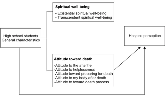 Figure  1.  Conceptual  framework  for  studying  hospice  perception.