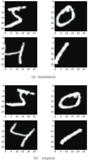 Fig.  4  Example  of  an  sample  data  with  geometric transformation