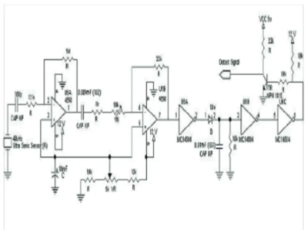 Fig.  4  The  circuit  of  ultrasonic  sensor