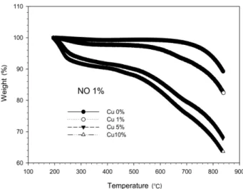 Fig. 3.  The  SEM  photograph  of  Cu  impregnated  bamboo  acti- acti-vated  carbon  surface