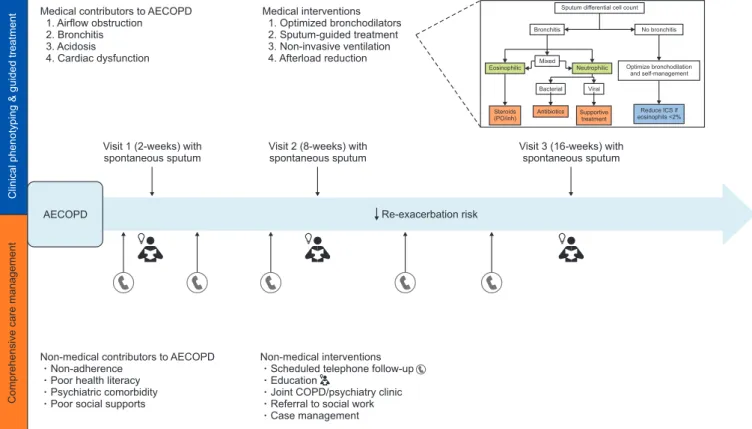 Figure 1. Local approach to acute exacerbation of chronic obstructive pulmonary disease (AECOPD)