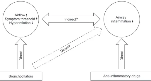 Figure 1. Potential mechanisms of chron- chron-ic obstructive pulmonary disease   excer-bation prevention.
