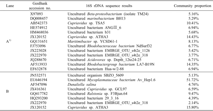 Table  6.  Identification  and  proportion  of  microorganisms  in  flower  of  salt  and  solar  salt