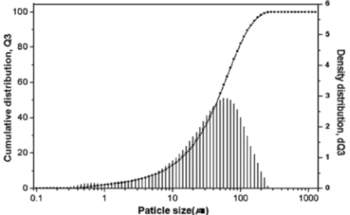 Fig. 2.  SEM  potograph  of  sewage  sludge  ash  morphology. 