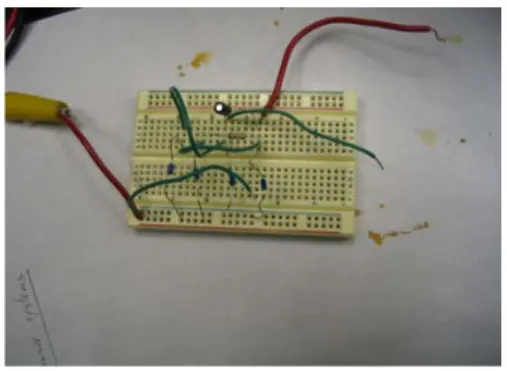 Fig  6.  depicts  schematic  of  the  circuit.  The  voltage  across  a  resistor  in  parallel  with  the  capacitor  was  measured