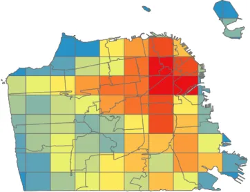 FIGURE 10  Grid Intersection Map for San Francisco