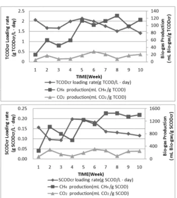 Table 5. Average influent concentration and effluent concentration, removal efficiency obtained during the only MLE process and MLE  process  for  mixing  treatment  of  solid-liquid  separation  of  sludge