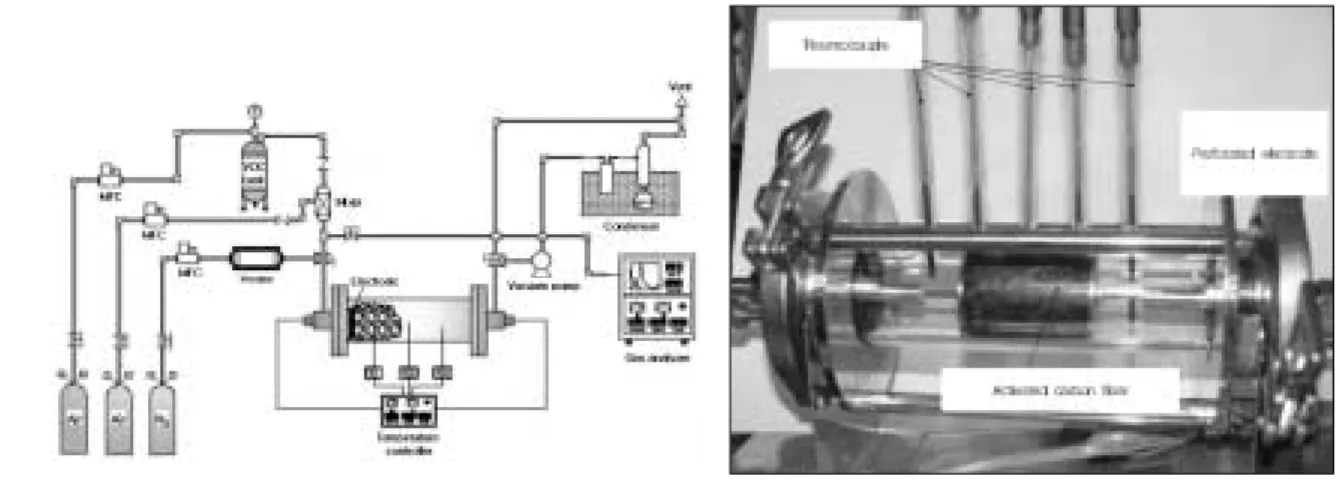 Fig. 1. Experimental apparatus and Column.