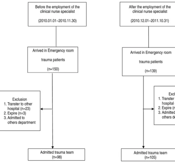 Fig. 1. The study subjects