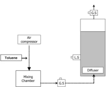Fig. 1. Schematic diagram of the GAC fluidized bioreactor  used in this study.