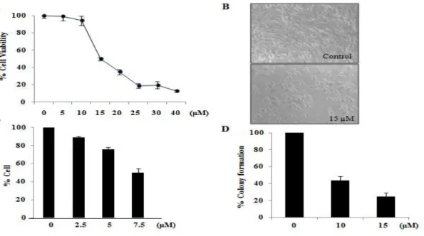 Fig. Compound 3 inhibits glioblastoma cell growth isolated from E. multiflora