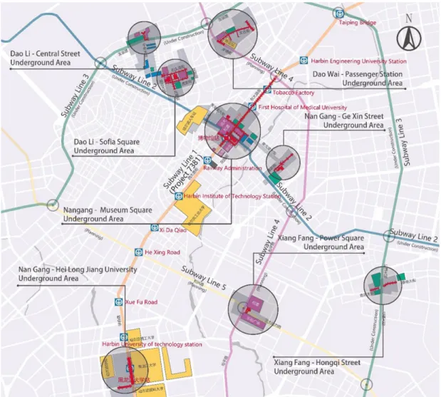 Figure  7.  Hongbo  underground  commercial  space.