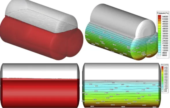 Fig. 15. The schematic diagram of the monitoring points near the liquid surface.